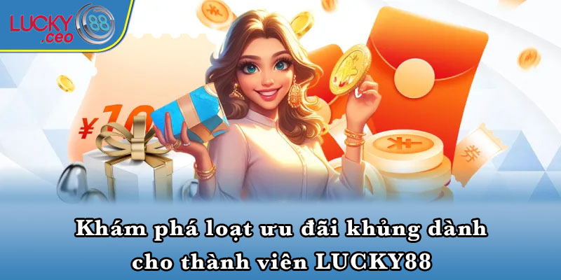 Khám phá loạt ưu đãi khủng dành cho thành viên LUCKY88